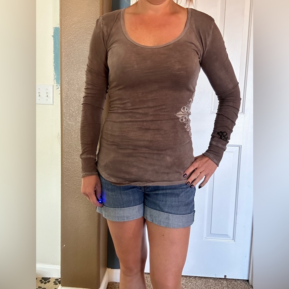 Velvet stone women’s top